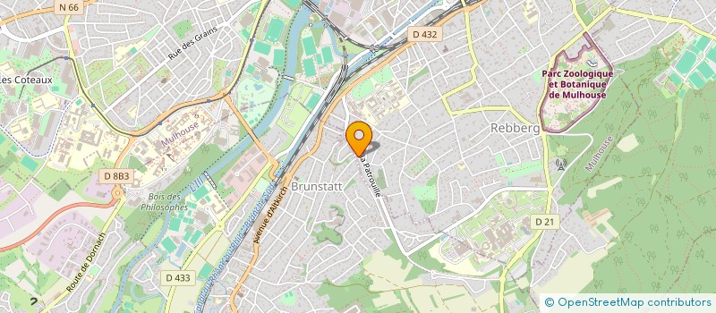 localisation de l'entreprise 327 282 430 à MULHOUSE