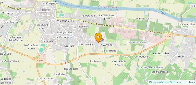 localisation de l'entreprise 327 290 243   BLERE