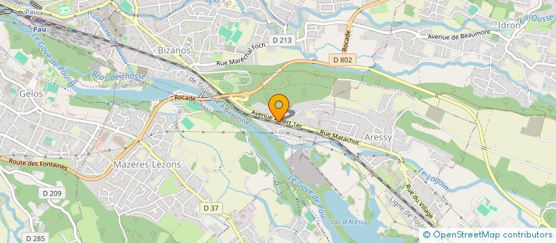 localisation de l'entreprise 327 922 852   BILLERE