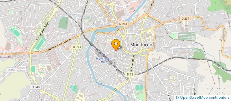 localisation de l'entreprise 327 964 052 à MONTLUCON