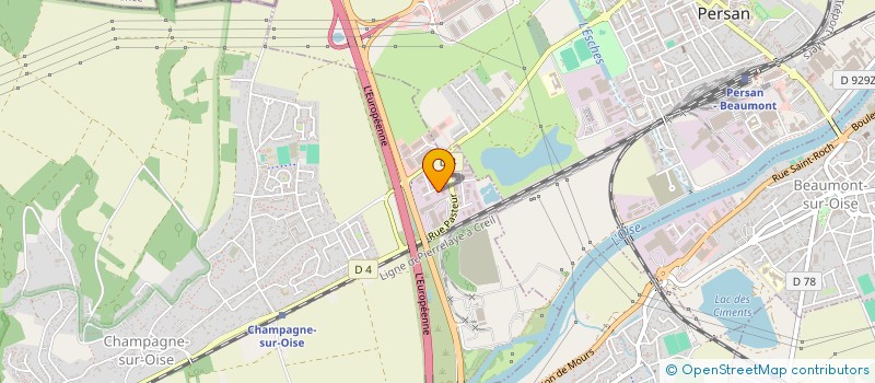 localisation de l'entreprise 327 973 517   CHAMPAGNE-SUR-OISE