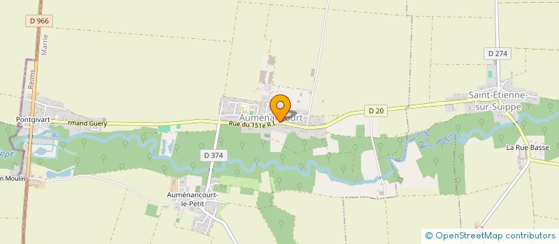 localisation de l'entreprise 327 980 835   AUMENANCOURT