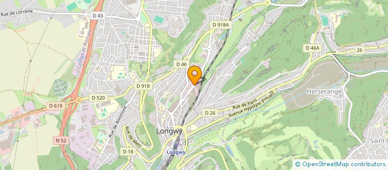localisation de l'entreprise 328 198 296  à LONGWY