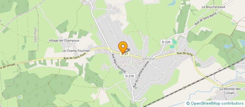 localisation de l'entreprise 329 076 574  à CUSSET