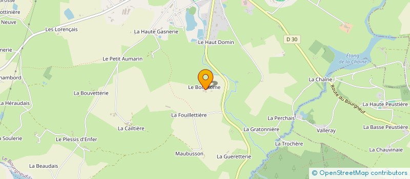 localisation de l'entreprise 329 196 133 à LE BOURGNEUF-LA-FORET