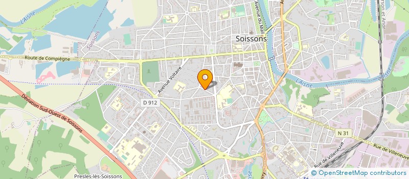 localisation de l'entreprise 329 371 934 à SOISSONS