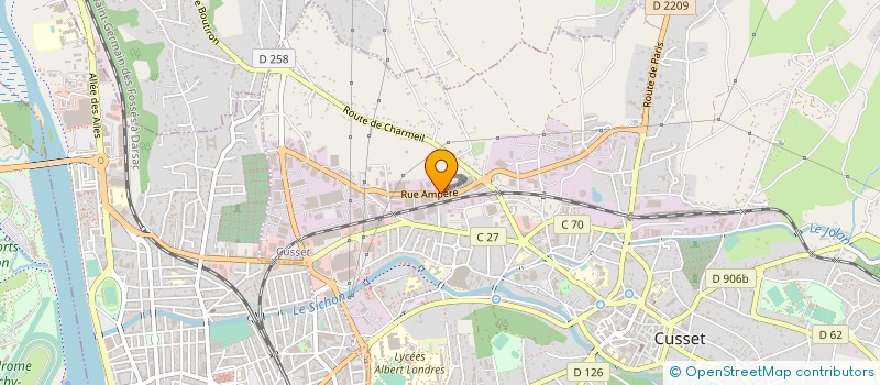 localisation de l'entreprise 329 405 302  à CUSSET