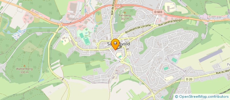 localisation de l'entreprise 329 408 454 à SAINT-AVOLD
