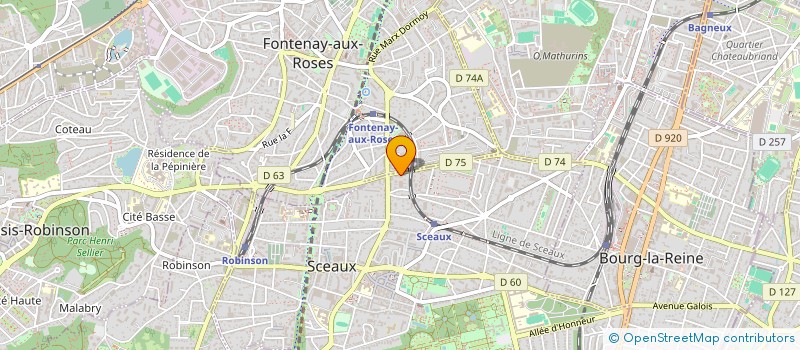 localisation de l'entreprise 329 586 085  à FONTENAY-AUX-ROSES