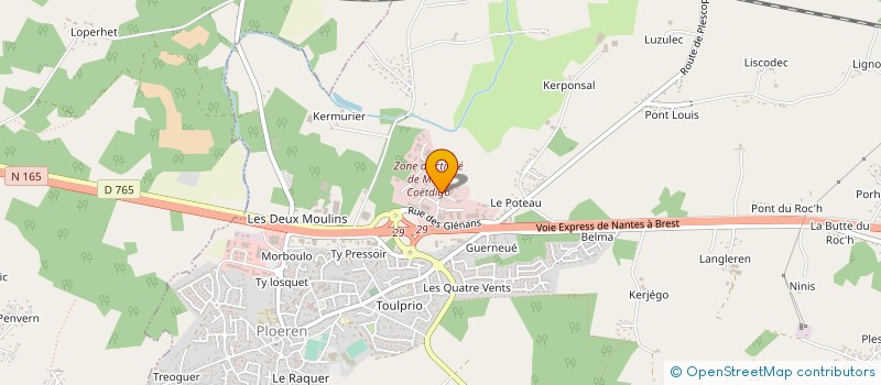 localisation de l'entreprise 329 720 296  à VANNES