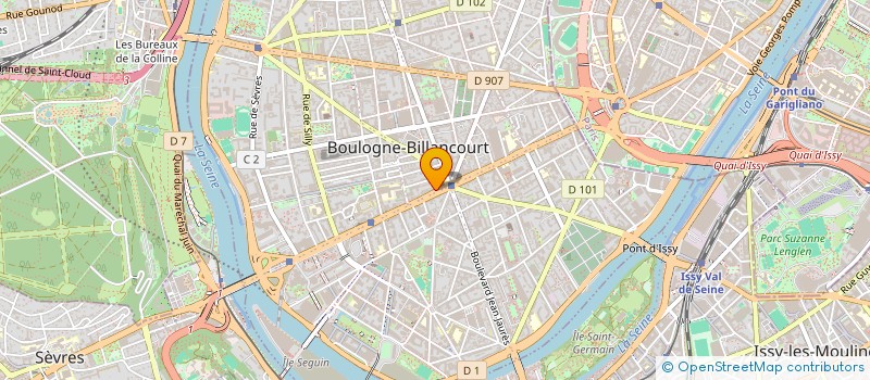 localisation de l'entreprise 32BERTHE à BOULOGNE-BILLANCOURT