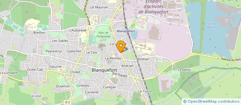 localisation de l'entreprise 33.290 à BLANQUEFORT