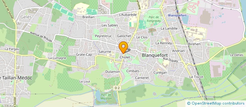 localisation de l'entreprise 33 A L'UNI SSONS à BLANQUEFORT