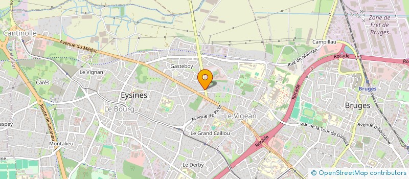 localisation de l'entreprise 33 ASSURANCES à EYSINES