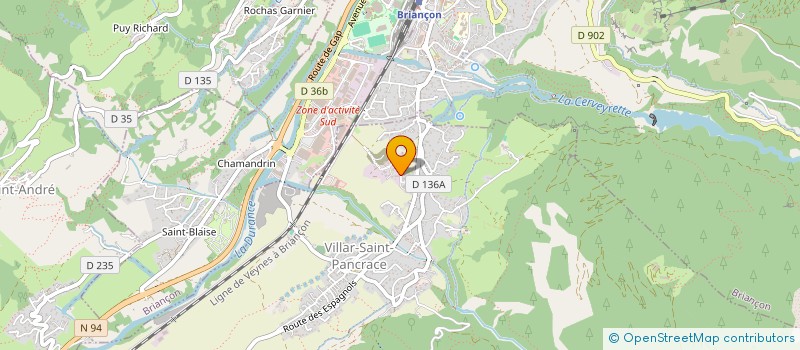 localisation de l'entreprise 33 AVENUE  VILLAR-SAINT-PANCRACE