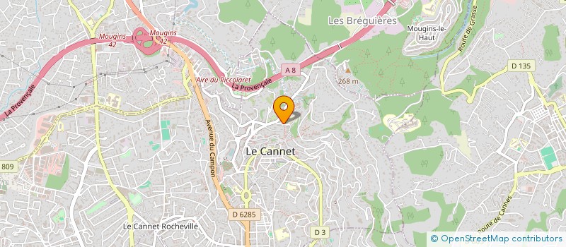 localisation de l'entreprise 33 BIVOUAC NAPOLEON à LE CANNET