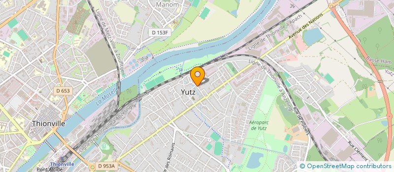 localisation de l'entreprise 33 EME ANGLE  YUTZ