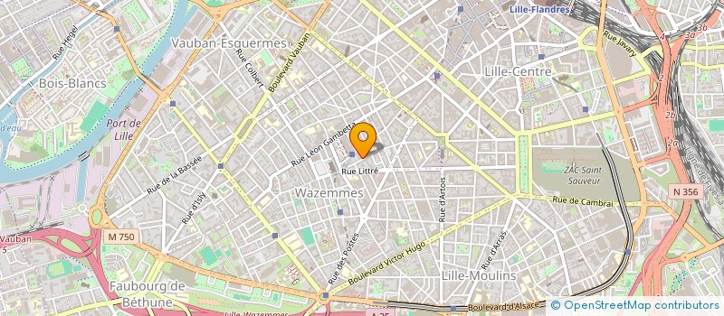 localisation de l'entreprise 33 GRAINS à LILLE