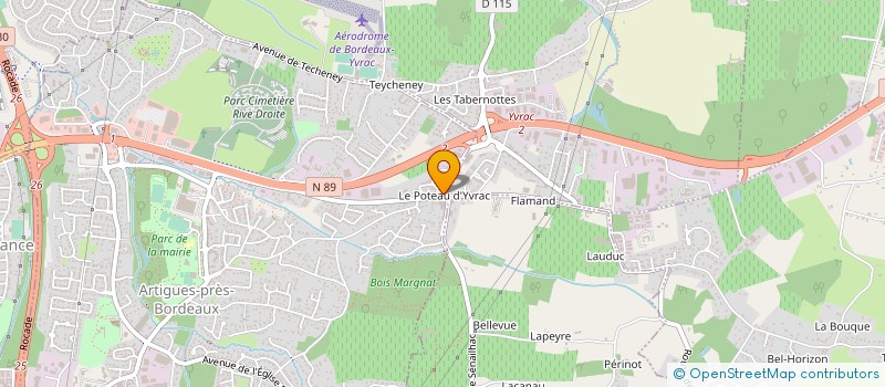localisation de l'entreprise 33 INTERIM à POMPIGNAC