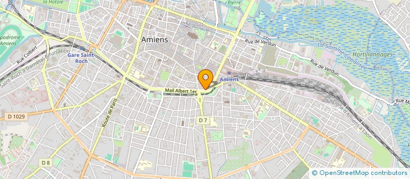 localisation de l'entreprise 33 MAIL ALBERT 1ER à AMIENS