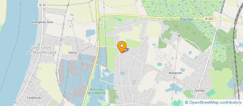 localisation de l'entreprise 33 MONTFERRAND  AMBARES-ET-LAGRAVE