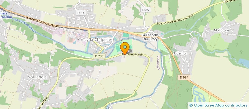 localisation de l'entreprise 33 PLACE DU MARCHE  VOULANGIS