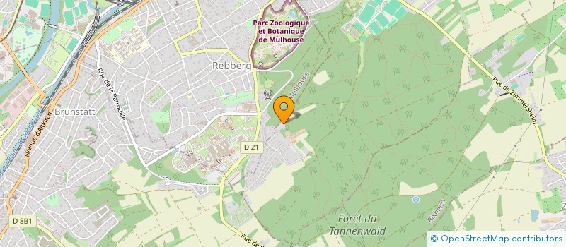 localisation de l'entreprise 33 RUE DE STALINGRAD  RIEDISHEIM