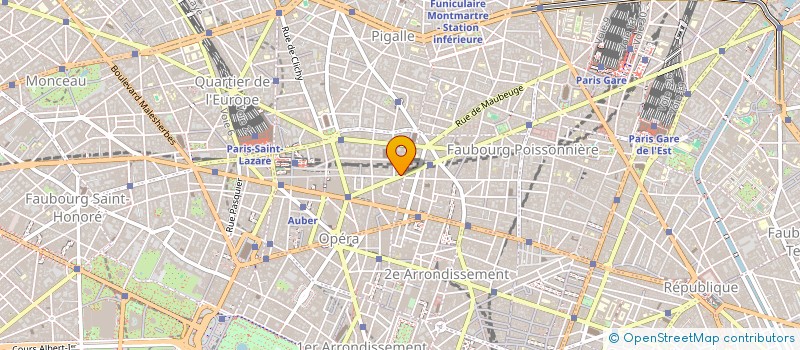 localisation de l'entreprise 33 RUE LA FAYETTE TENANT SAS  PARIS