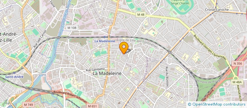 localisation de l'entreprise 33 ST PIERRE à MARCQ-EN-BARŒUL