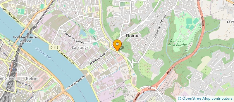 localisation de l'entreprise 33 TCL  FLOIRAC