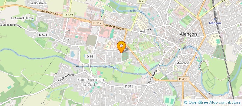 localisation de l'entreprise 330 409 814 à ALENCON