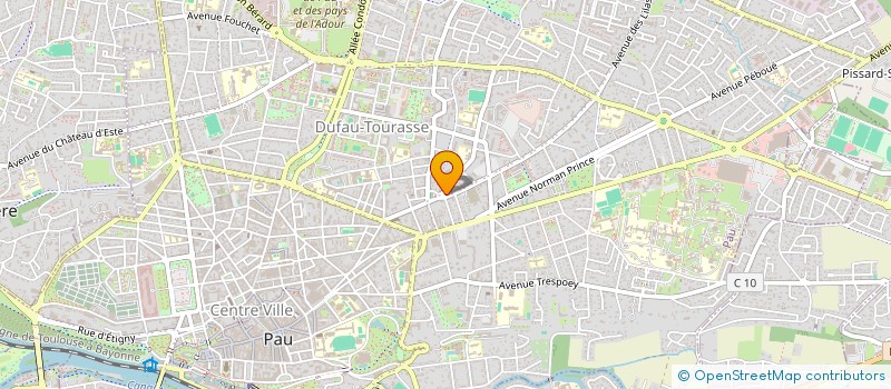 localisation de l'entreprise 330 603 879  à PAU