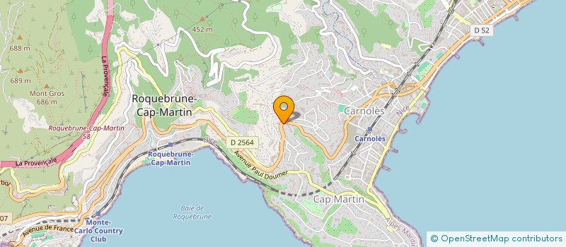 localisation de l'entreprise 330 609 306 à ROQUEBRUNE-CAP-MARTIN