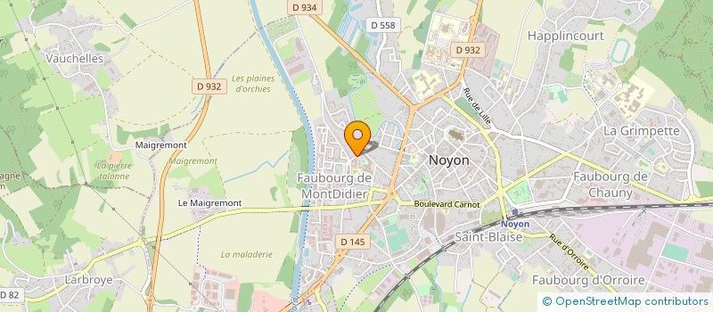 localisation de l'entreprise 330 769 886 à NOYON