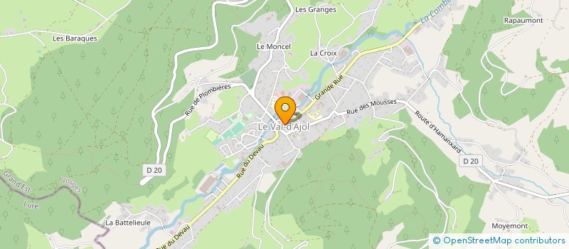 localisation de l'entreprise 330 990 821   LE VAL-D'AJOL