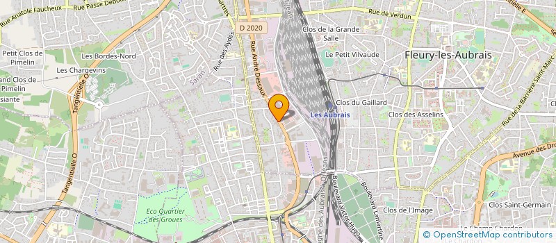 localisation de l'entreprise 330 P 4 à FLEURY-LES-AUBRAIS