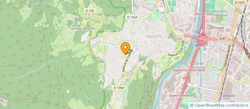 localisation de l'entreprise 331 484 501  à SEYSSINS