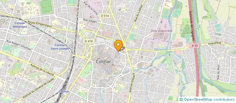 localisation de l'entreprise 331 511 477   COLMAR