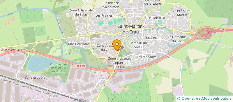localisation de l'entreprise 331 609 339 à SAINT-MARTIN-DE-CRAU