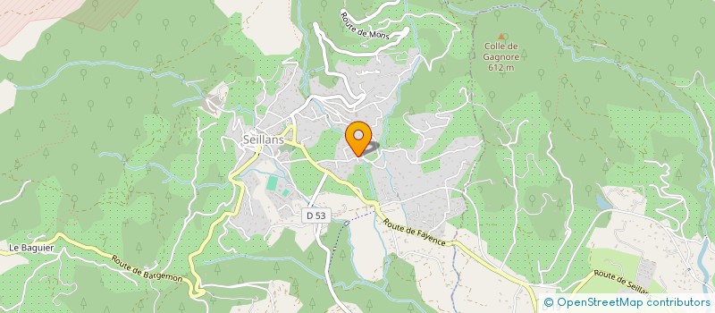 localisation de l'entreprise 331 636 134   SEILLANS