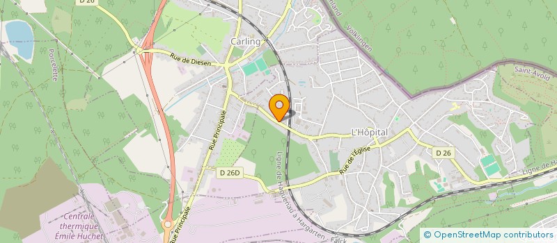 localisation de l'entreprise 331 684 621   L'HOPITAL