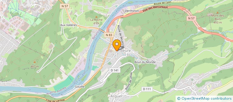 localisation de l'entreprise 331 971 812   FRANOIS