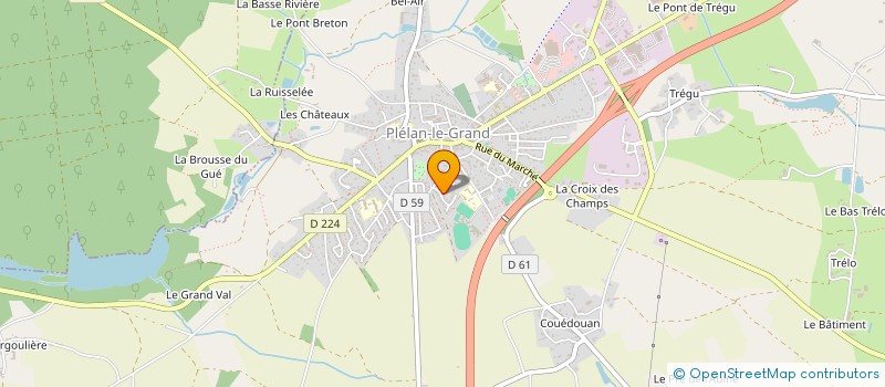 localisation de l'entreprise 331 987 818 à PLELAN-LE-GRAND