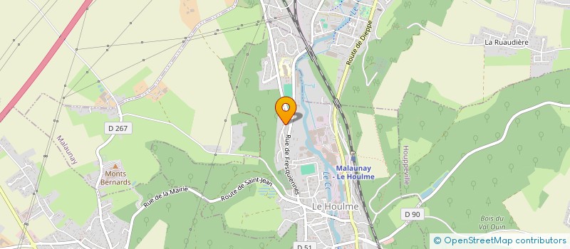 localisation de l'entreprise 332 070 804   HOUPPEVILLE