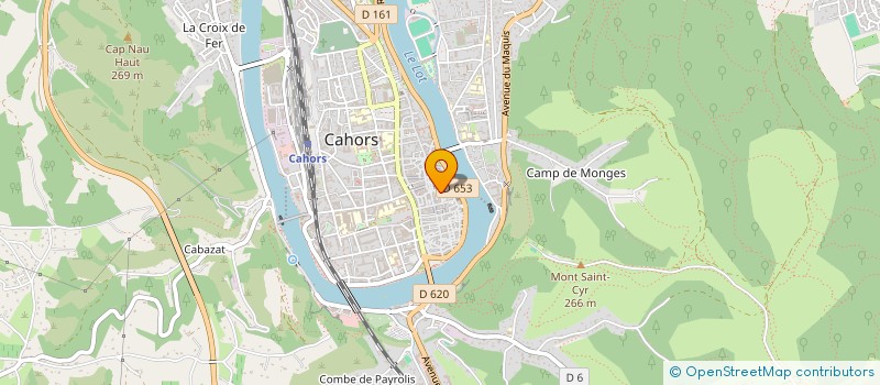 localisation de l'entreprise 332 094 598   CAHORS