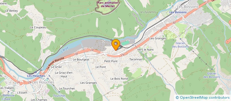 localisation de l'entreprise 332 169 622   LES HOUCHES