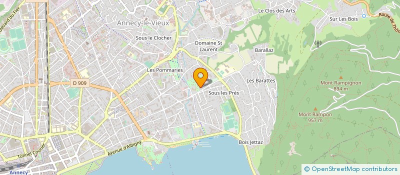 localisation de l'entreprise 332 412 865  à ANNECY