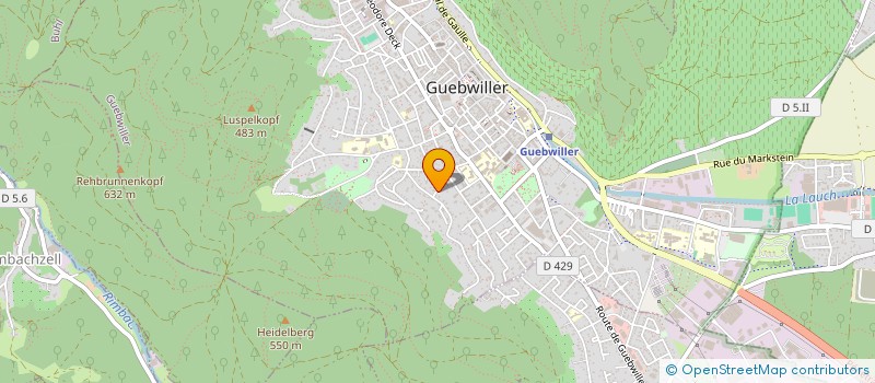 localisation de l'entreprise 332 436 732   GUEBWILLER