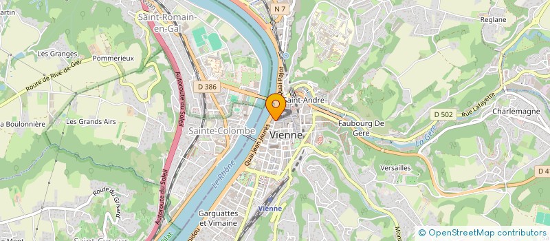 localisation de l'entreprise 332 464 189   VIENNE