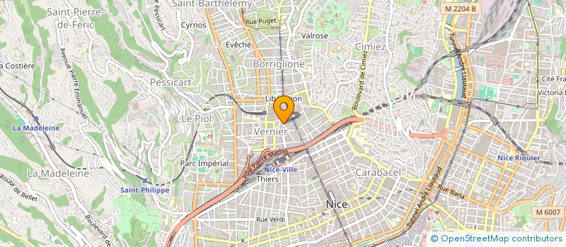 localisation de l'entreprise 332 576 735   NICE